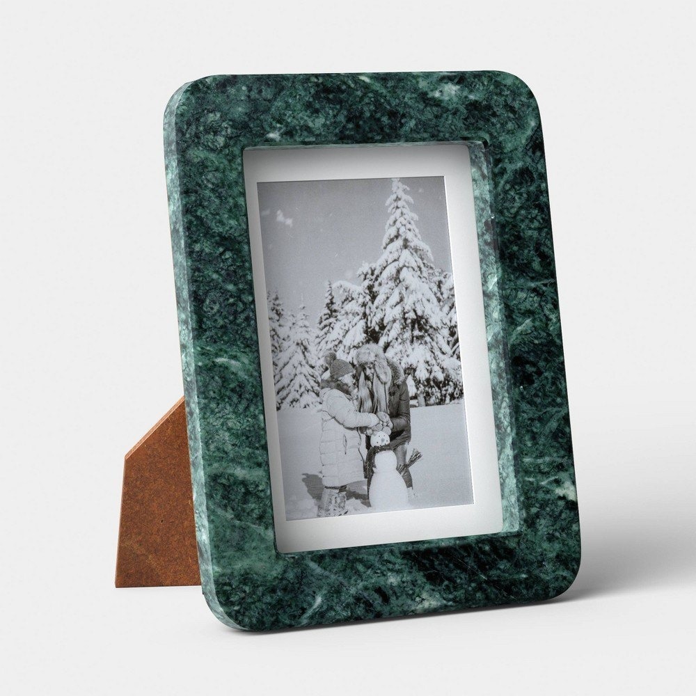 5x7 Marble Picture Frame Green - Threshold Studio McGee, Target Christmas 2025